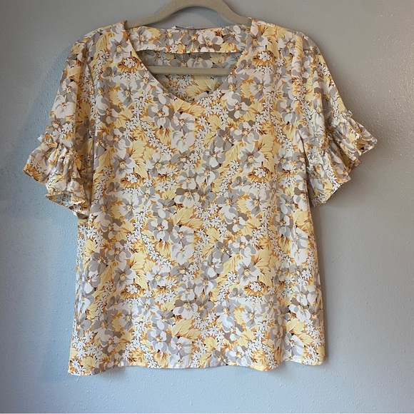 Mousy Floral Blouse Size 6 - Picture 1 of 4